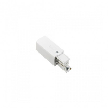 Alimentador para carril trifásico blanco