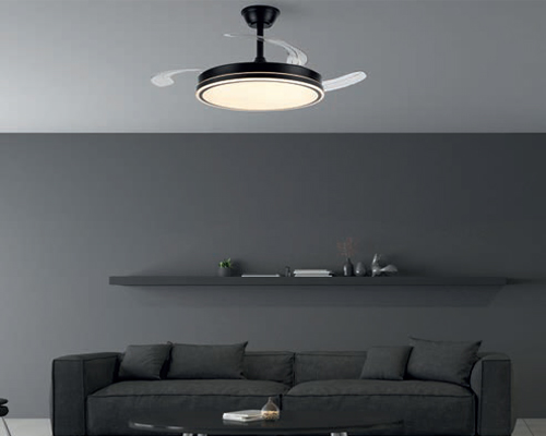 Ventiladores con aspas retráctil
